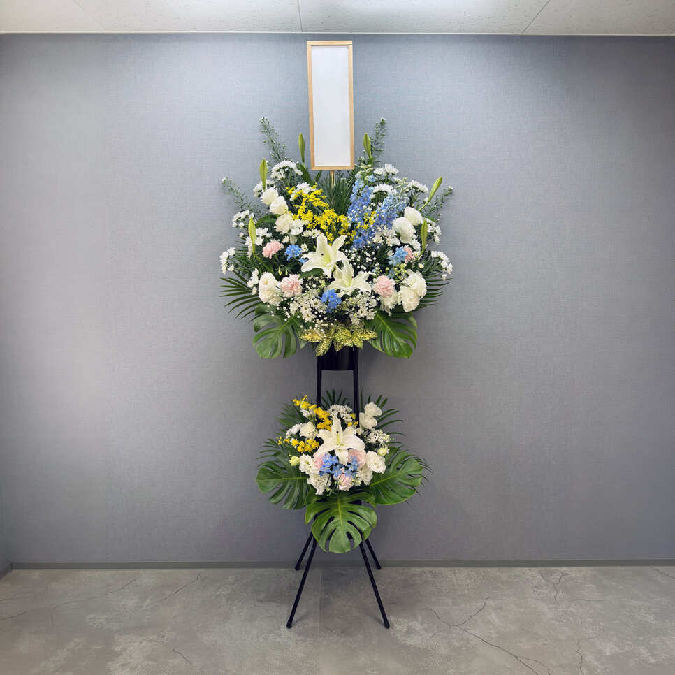 お供えスタンド花 洋花2段
